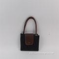 Hot-selling folding handbag simple large-capacity shopping bag single shoulder messenger armpit bag portable dumpling bag